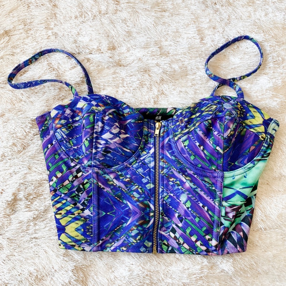 Corset crop top for summer